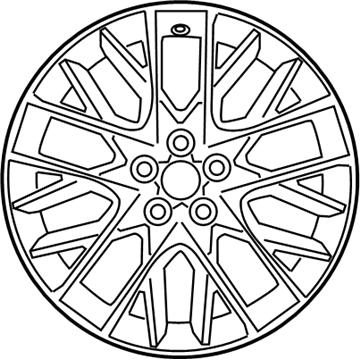 Lexus 42611-24620 Wheel, Disc