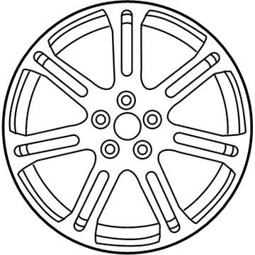 Lexus 42611-24870 Wheel, Disc