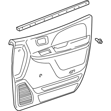 Toyota 67610-08020-E1 Door Trim Panel