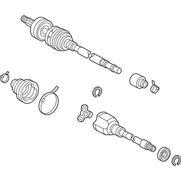 Toyota 43420-47021 Axle Assembly