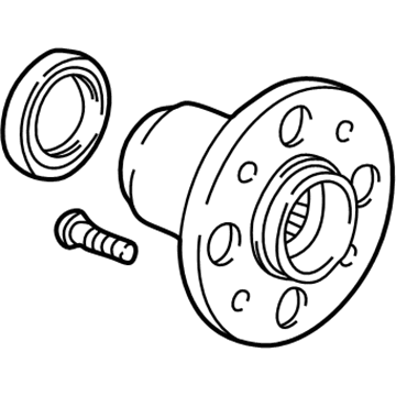 Honda 42200-S04-951 Bearing Assembly, Rear Hub Unit