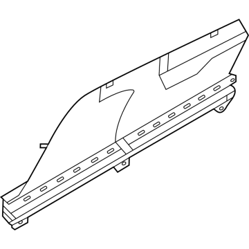 Hyundai 83916-L1000 Curtain-Rear Dr, RH