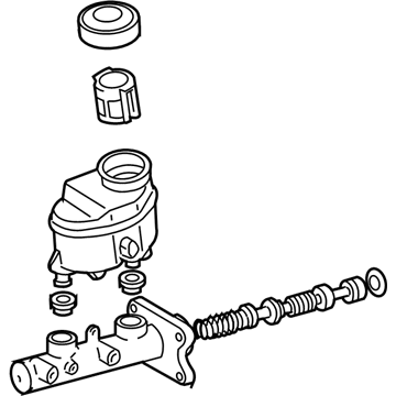 Toyota 47201-3D250 Brake Master Cylinder Sub-Assembly