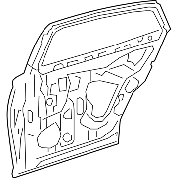 Lexus 67003-50120 Panel Sub-Assembly, Rear Door