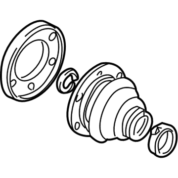 BMW 33-21-7-502-834 Repair Kit Bellows, Interior