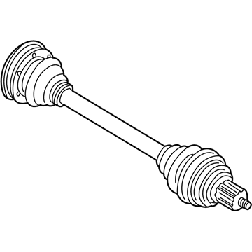 BMW 33-21-7-502-832 Exchange Output Drive Shaft