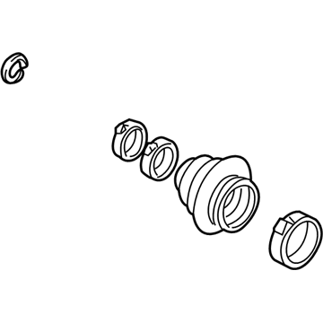 BMW 33-21-7-502-833 Repair Kit Bellows, Exterior