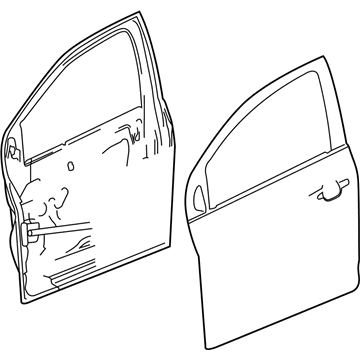 GM 42741895 Door Shell