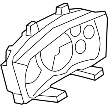 Nissan 24820-KB51A Speedometer Assembly