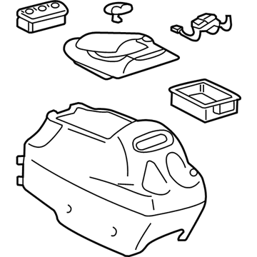 Toyota 58910-0C051-B0 Console Assembly