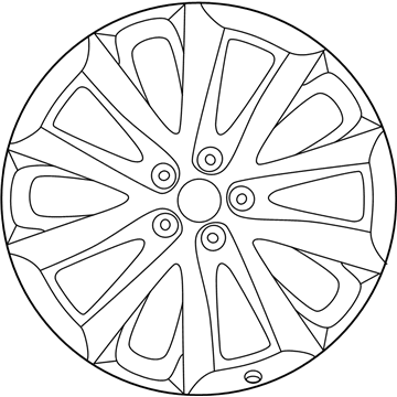 Infiniti 40300-5NA1A Aluminum Wheel
