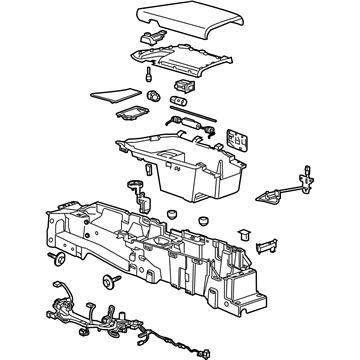 GM 23475053 Console Assembly