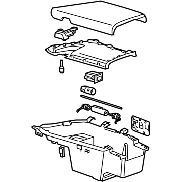 GM 23299064 Armrest Assembly