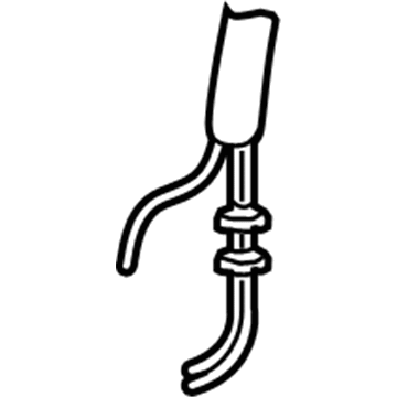 Lexus 17308-0P040 Hose Sub-Assy, Vacuum(For Idle-Up)