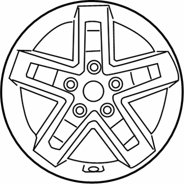 Kia 529102K250 Wheel Assembly-Aluminum