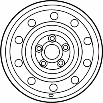 Kia 529102K900 Wheel Assembly-Temporary