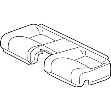 Lexus 71075-24330-A0 Rear Seat Back Cover (For Bench Type)
