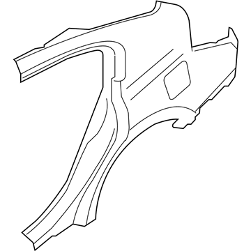 Nissan 78100-JA030 Fender-Rear, RH
