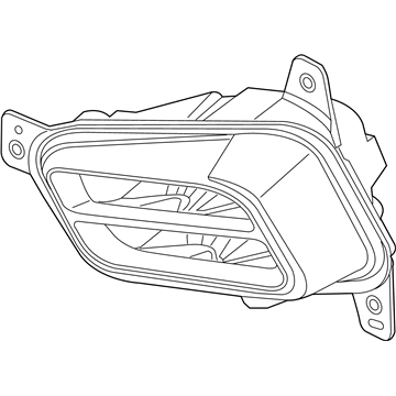 Acura 33900-TZ3-A01 Foglight, Front R