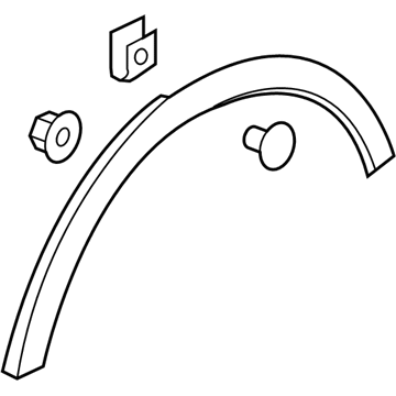 GM 42782333 Wheel Opening Molding