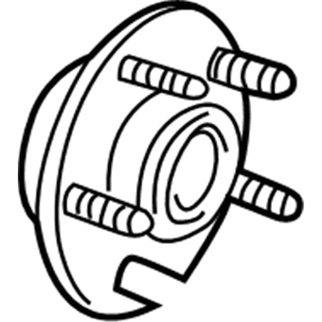 Mopar 5003550AB Brake Hub And Bearing