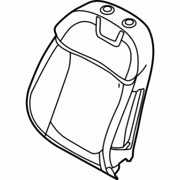 Hyundai 88350-CW010 PAD ASSY-FRONT SEAT BACK, LH