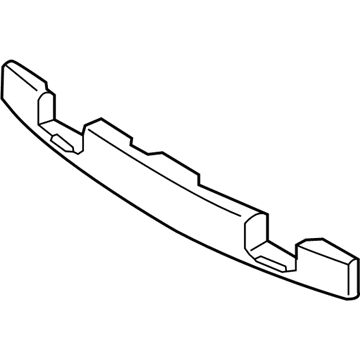 Hyundai 86620-B1000 Absorber-Rear Bumper Energy