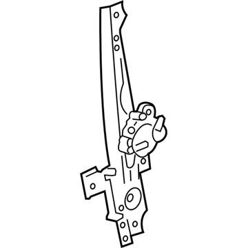 Mopar 55394229AG Rear Door Window Regulator