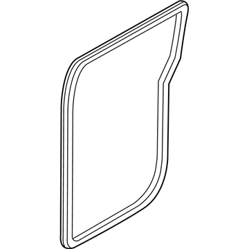 GM 19316921 Weatherstrip, Rear Side Door Lower