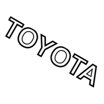 Toyota 75442-48090 Nameplate
