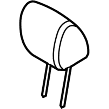Hyundai 88700-2M010-N3B Headrest Assembly-Front Seat