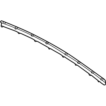BMW 51-12-7-005-922 Bumper Guard, Primed, Centre
