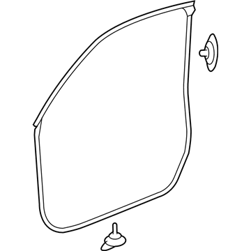 Honda 72310-T2F-A01 Weatherstrip, R.FR