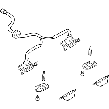 Kia 0K2SR51270 Lamp-License