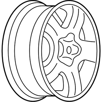 GM 9595925 Wheel, Alloy