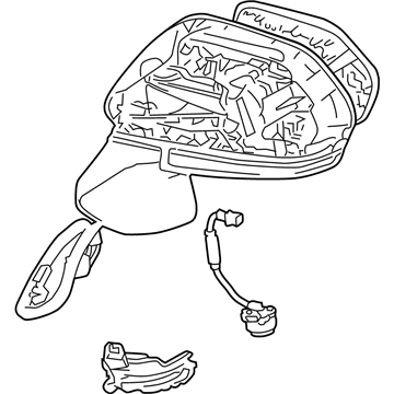 Toyota 87940-07190 Mirror Assembly