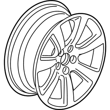 Acura 42700-SZN-A11 Disk, Aluminum Wheel (19X8 1/2J) (Aap St Mary'S)