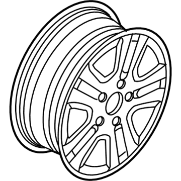 Ford 7E5Z-1007-E Wheel, Alloy