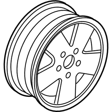 Ford 6E5Z-1007-AA Wheel, Alloy