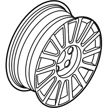 Ford 6N7Z-1007-BA Wheel, Alloy