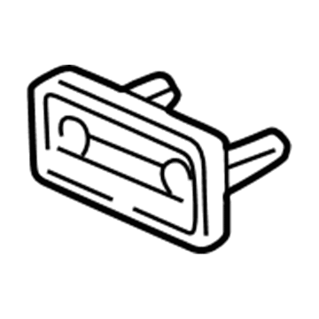 Acura 71105-SL0-A01 Garnish, Front License Plate