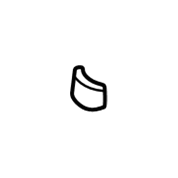 Acura 71104-SL0-A00 Cover, Left Front Skirt Duct