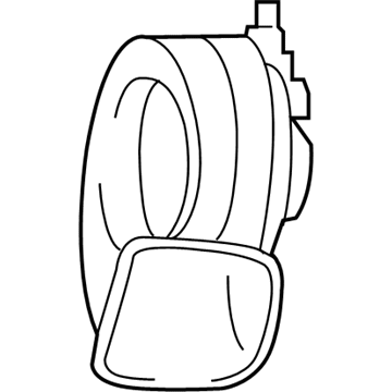 Nissan 25610-1JA0A Horn Assy-Electric High