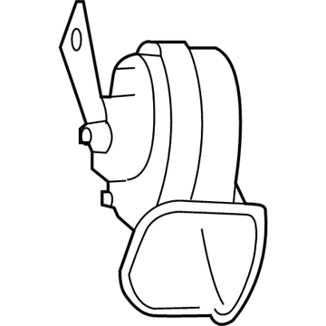 Nissan 25620-1JA0A Horn Assembly - Electric Low