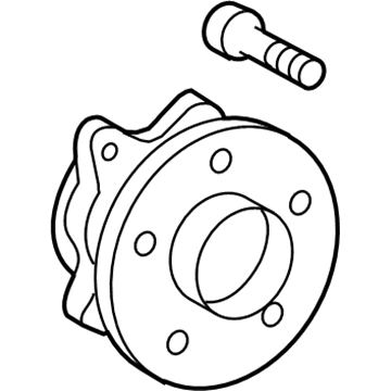 Lexus 43550-50043 Front Axle Hub Sub-Assembly, Right
