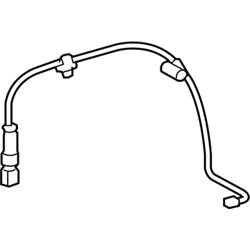 Lexus 47770-50110 Wire Assy, Pad Wear Indicator, Front RH