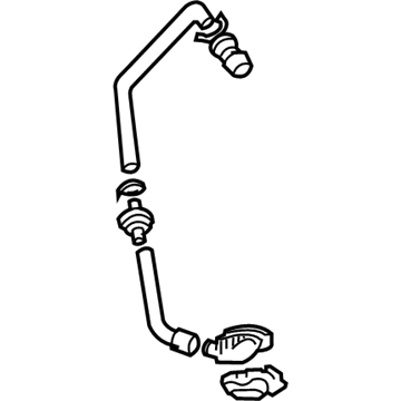 GM 15783305 Air Injection Reactor Pipe