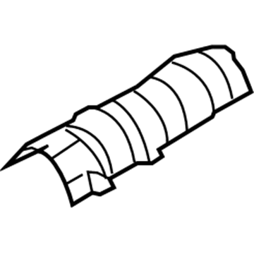 Nissan 74758-EL000 INSULATOR-Heat, Front Floor