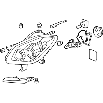 GM 19370998 Headlamp Assembly