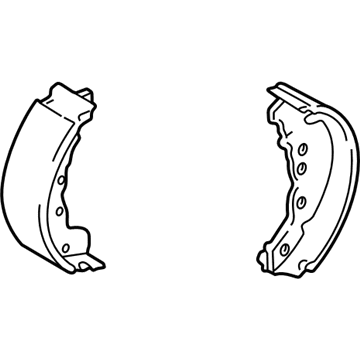 GM 91175617 Shoe Kit, Rear Brake